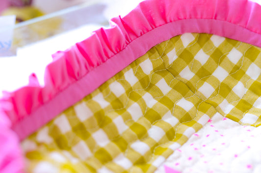 How to Make Ruffled Quilt Binding