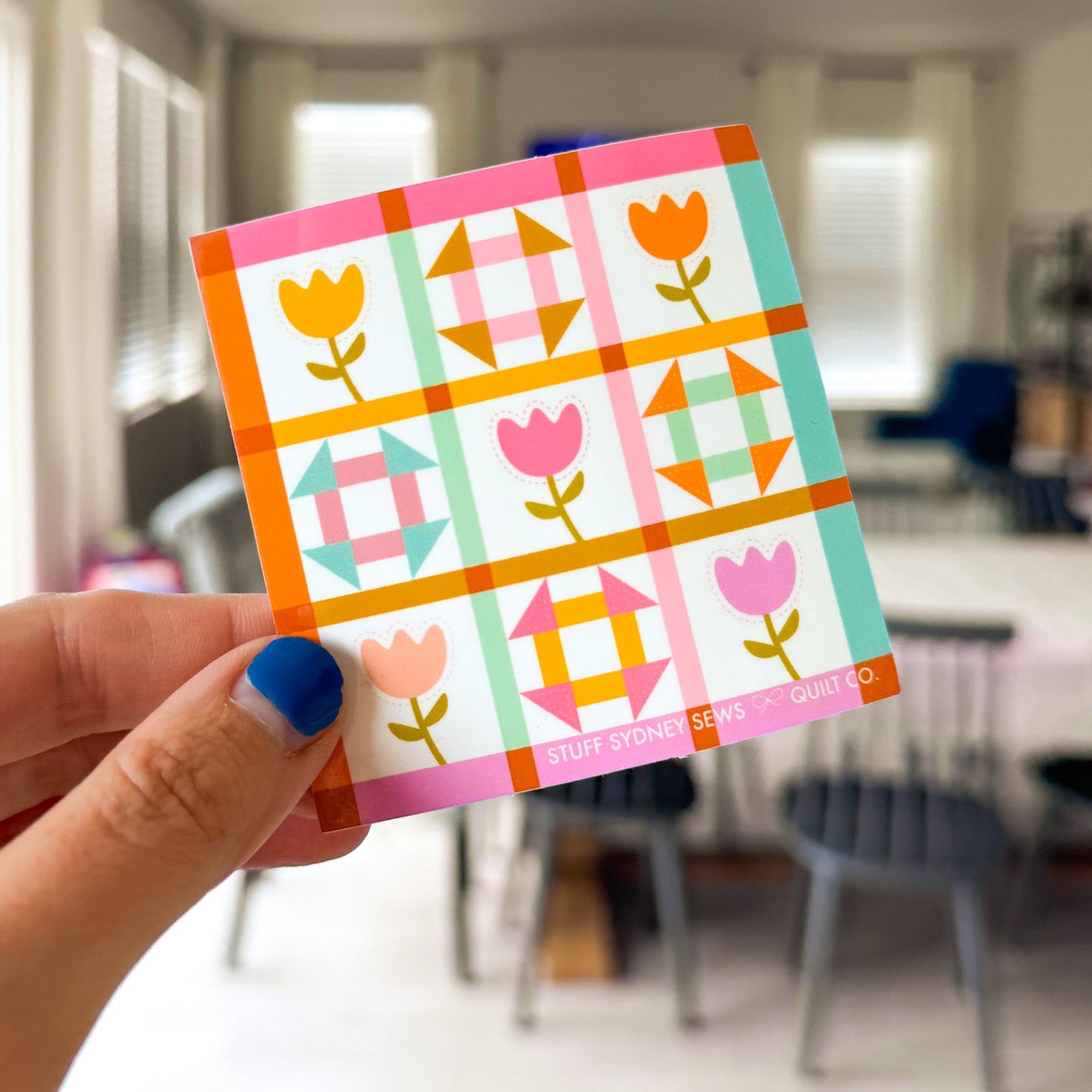 Petal Dash Quilt Stickers