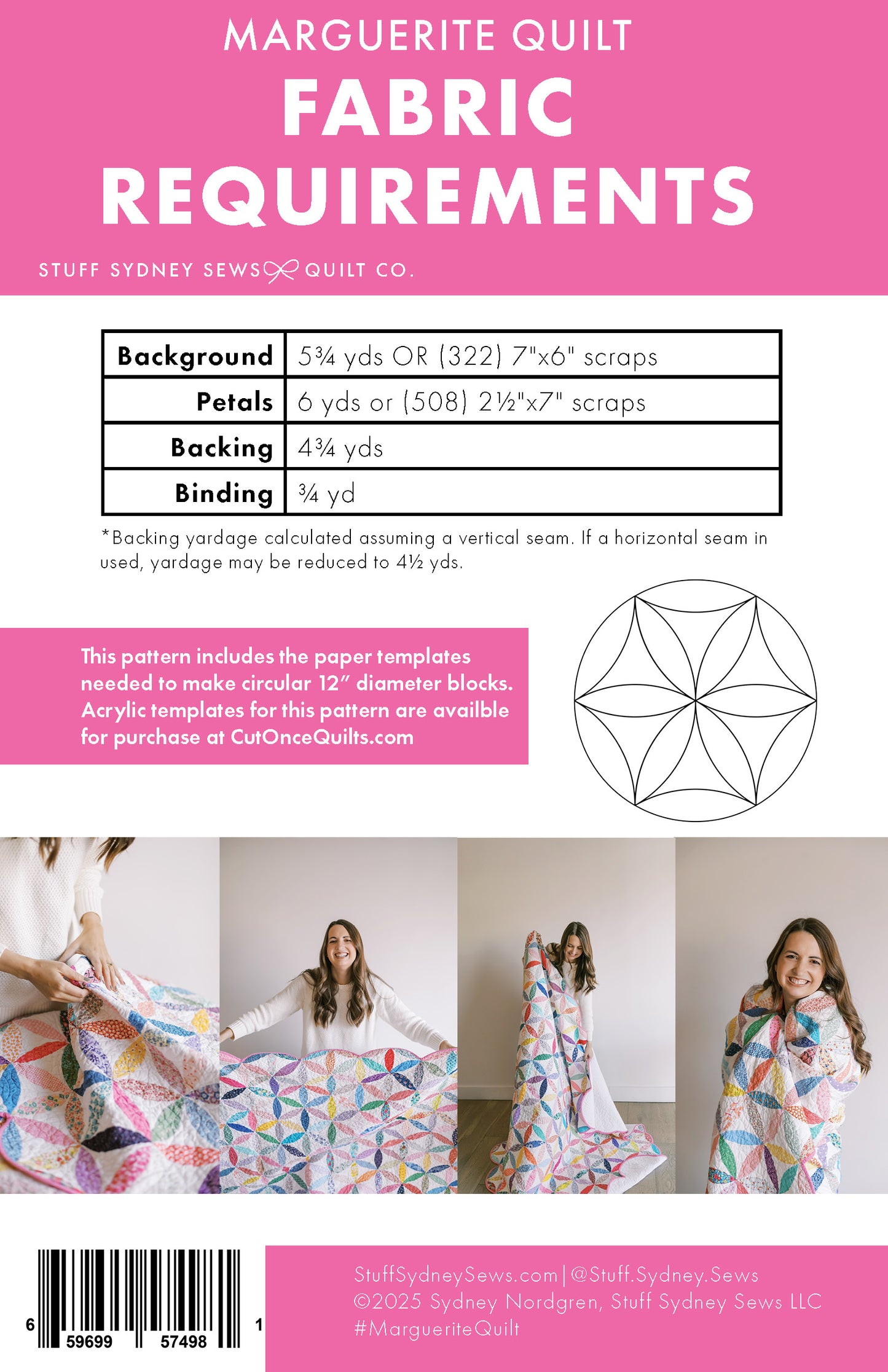 Marguerite Quilt Pattern | PDF Version