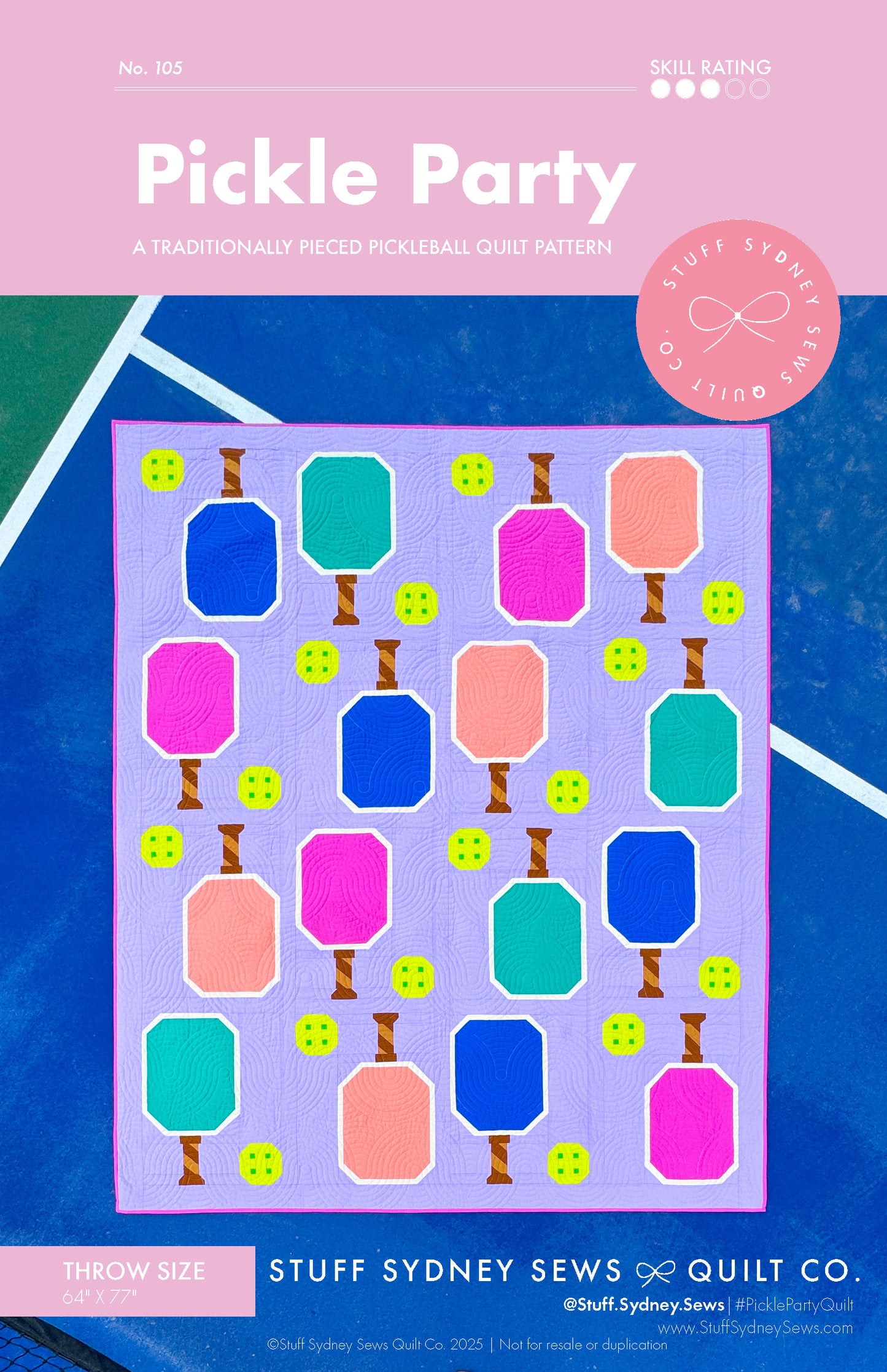 Pickle Party Quilt Pattern | PDF Version
