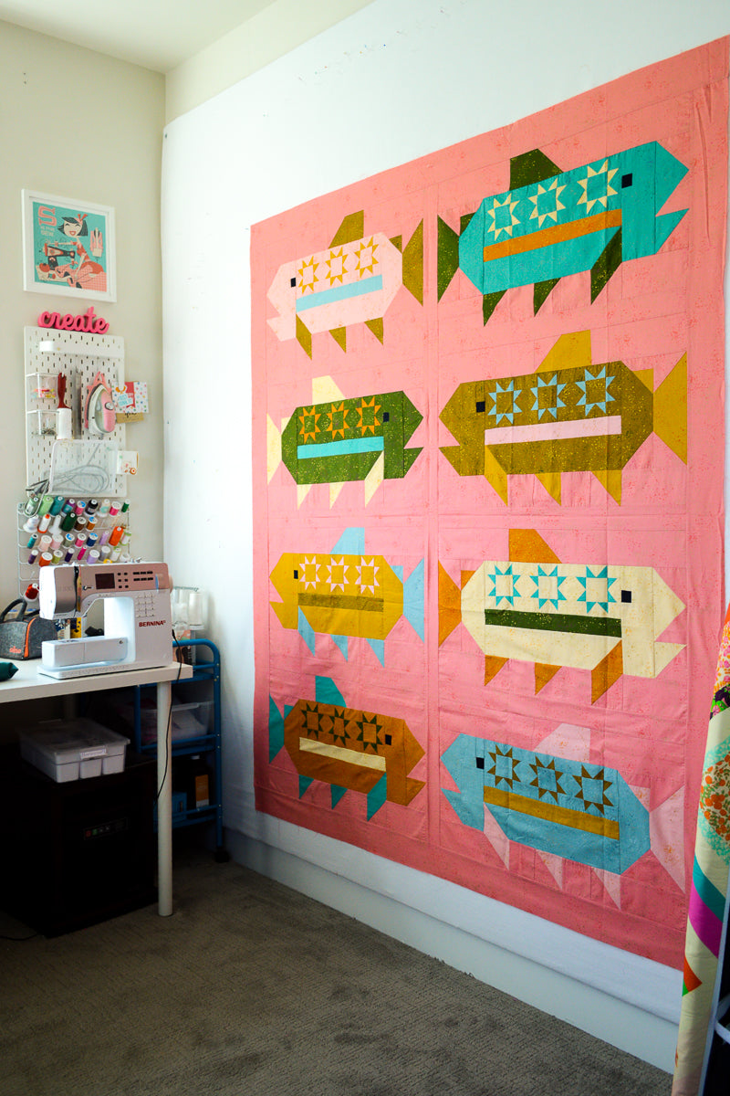 Fish On Quilt Pattern | PDF Version