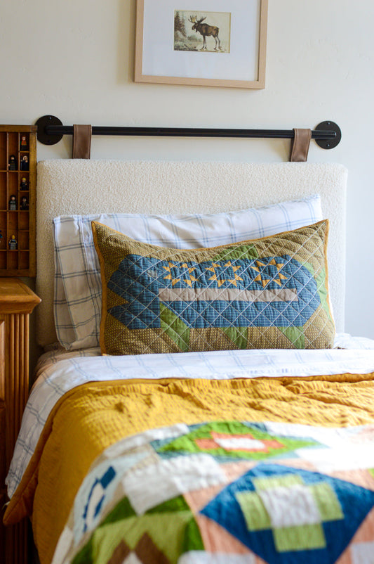 Handmade Fish On Quilty Fish Pillow Shams