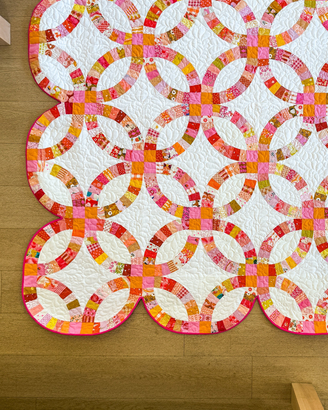 Binding a Scalloped Edge Quilt