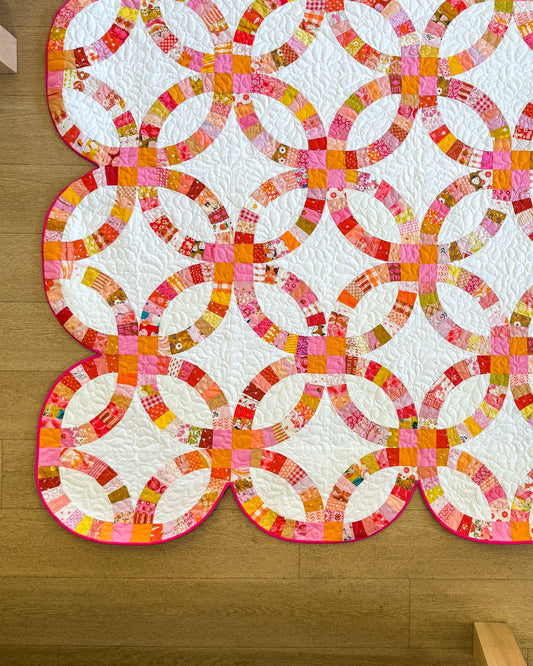 Binding a Scalloped Edge Quilt