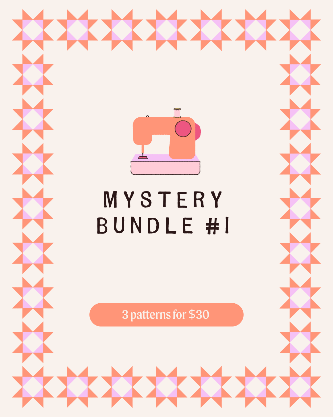 Mystery Bundle 1: 3 Printed Patterns
