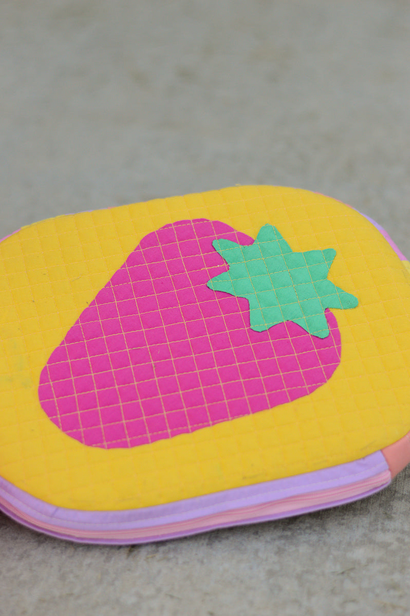 Simple Strawberry Pickleball Case Appliqué Add-On