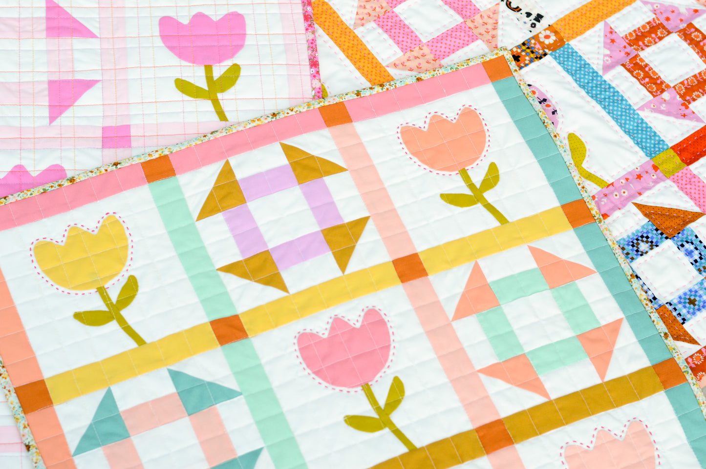 Petal Dash Mini Quilt Pattern | PDF Version