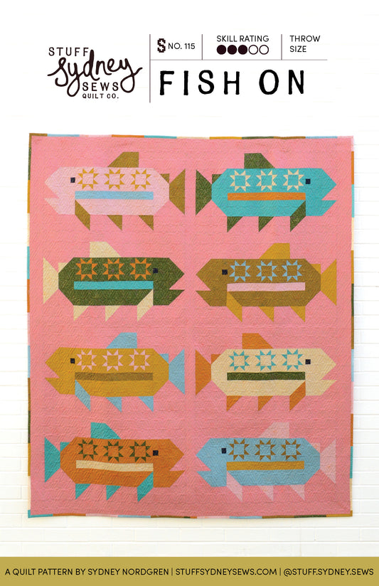 Fish On Quilt Pattern | Printed Booklet