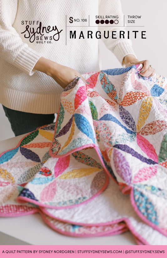 Marguerite Quilt Pattern | Printed Booklet