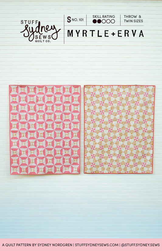 Myrtle + Erva Quilt Pattern | Printed Booklet