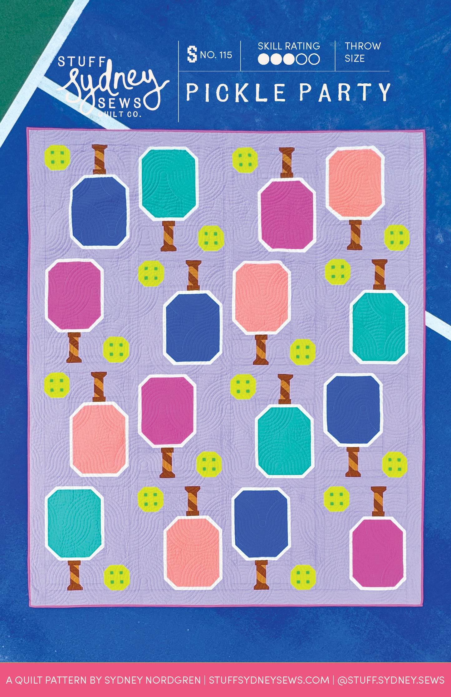 Pickle Party Quilt Pattern | Printed Booklet