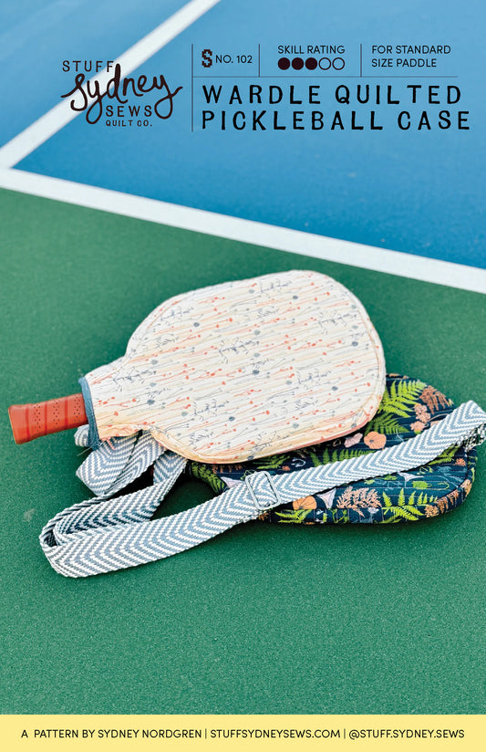 Wardle Pickleball Paddle Case | Printed Booklet