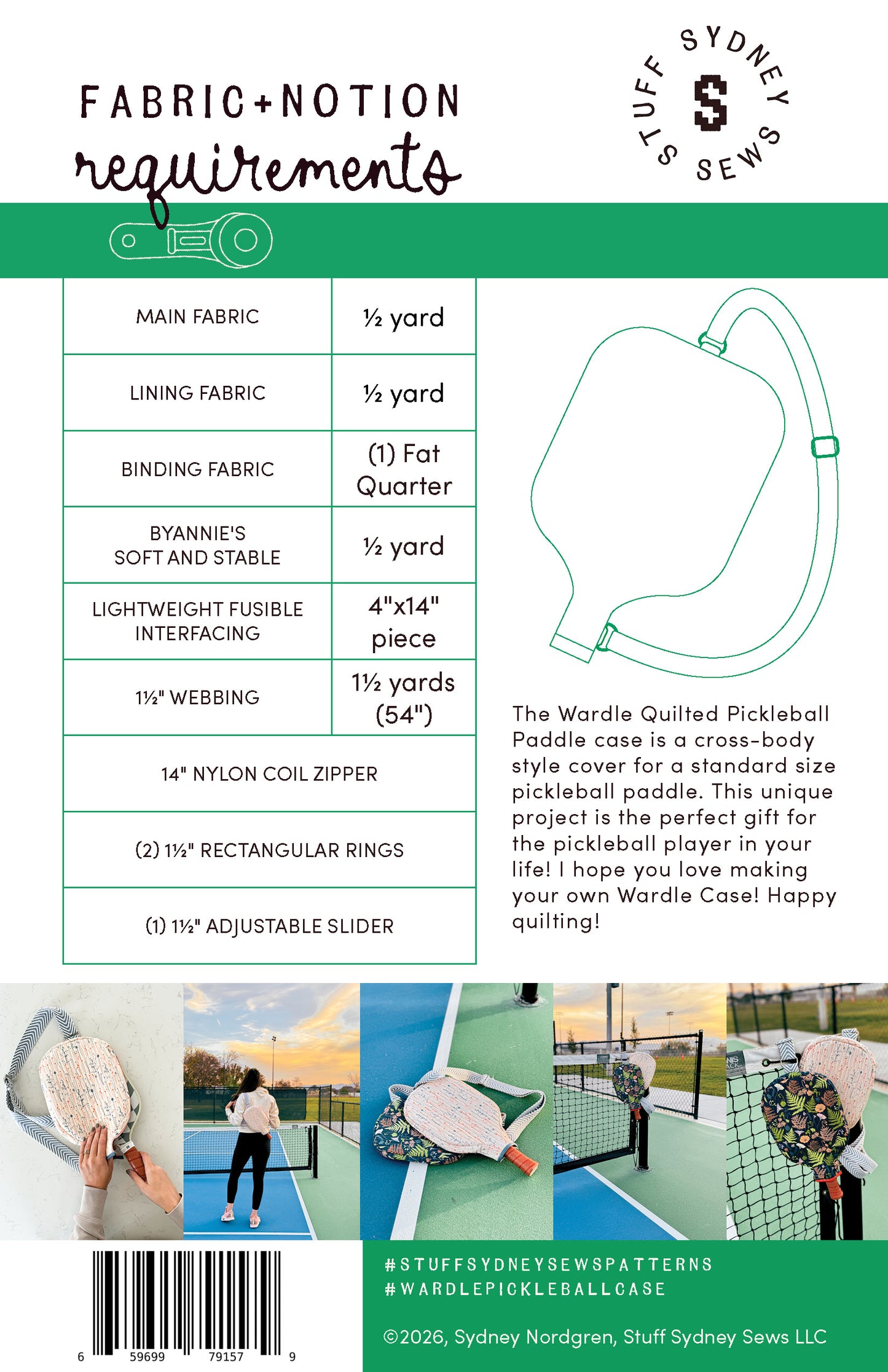 WHOLESALE | Wardle Pickleball Paddle Case